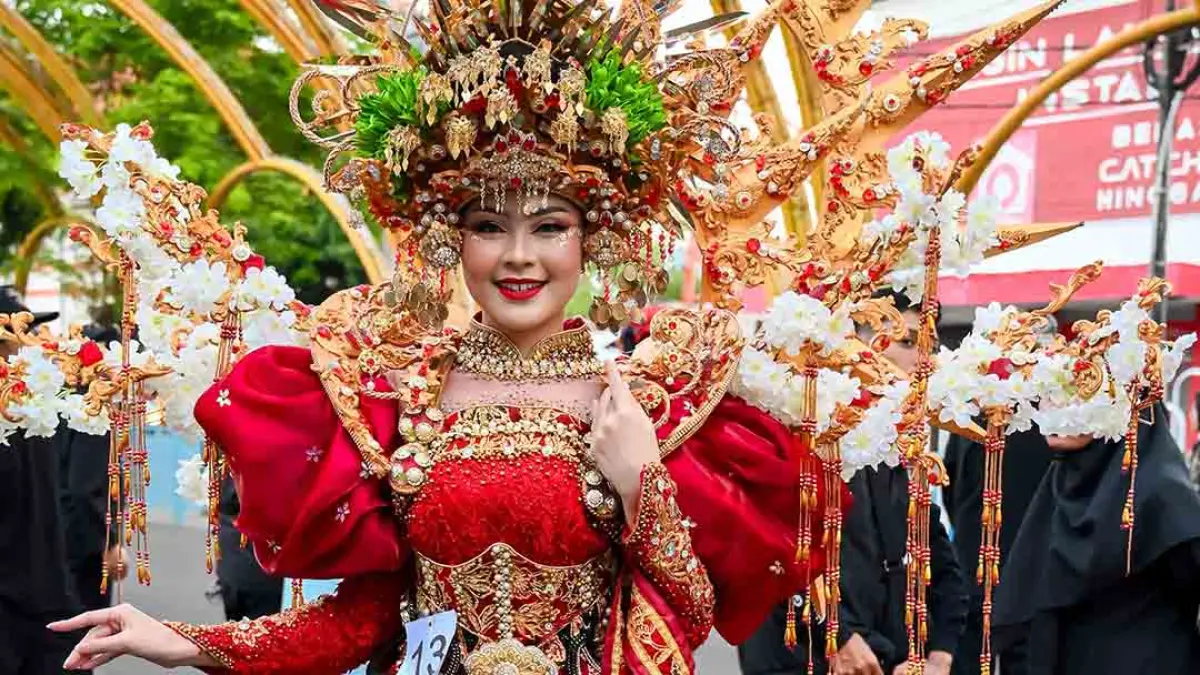 Chealsea Olivia dari BPJS Ketenagakerjaan tampil heroik dan memukau di BEC 2026. (Ramada Kusuma/Radar Banyuwangi)