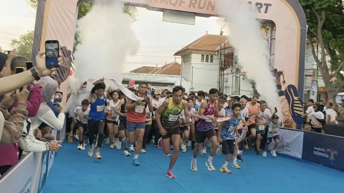 Bank Indonesia Jember menutup SCF 2026 dengan Waqf Run 5K di Banyuwangi. (Istimewa)