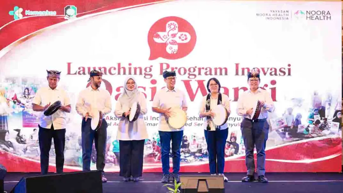 Menkes&nbsp;Budi Gunadi Sadikin dan Bupati Ipuk Fiestiandani meresmikan OASIS Wangi di Aston Hotel, kini layanan kesehatan digital Banyuwangi siaga 24 Jam. (Ramada Kusuma/Radar Banyuwangi)