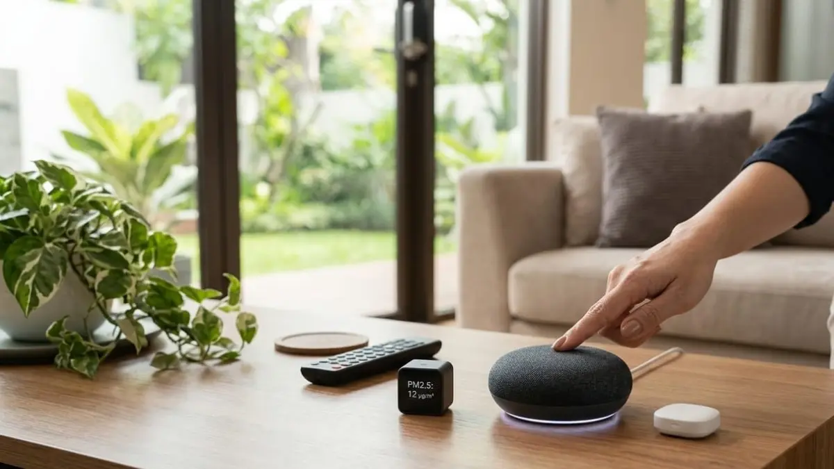 Sensor gerak smart home berbasis pemrosesan lokal menjadi solusi baru menjaga privasi penghuni rumah. (Ilustrasi Gemini AI)
