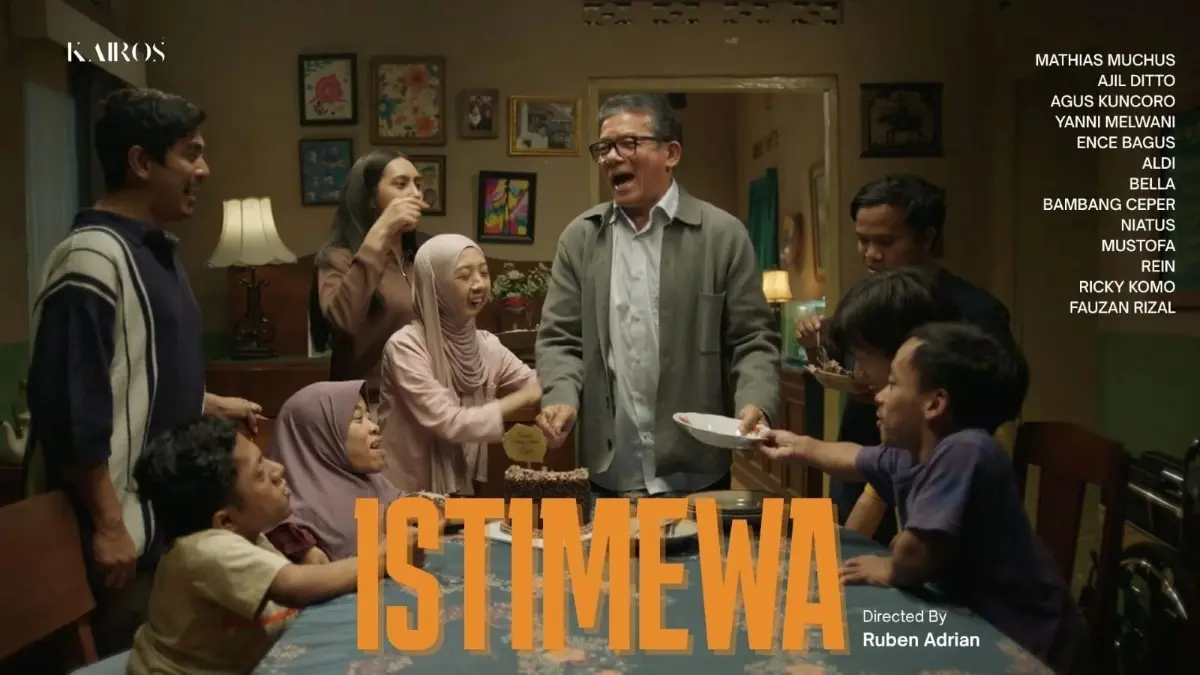 Film Istimewa mencatat sejarah sebagai film layar lebar pertama Indonesia yang menghadirkan enam anak penyandang disabilitas sebagai pemeran utama. (RRI)