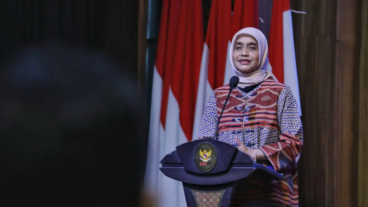Sekretaris Kementerian PANRB Reni Suzana sampaikan Pembukaan Program Magang Nasional Angkatan 2 Batch 1 Tahun 2026 Kementerian PANRB di Jakarta, Rabu, (22/7/2026). (Kemenpan RB)