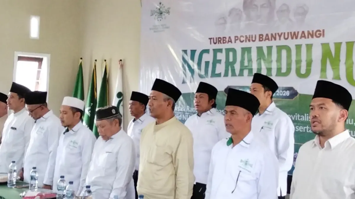 Turba NGERANDU NU PCNU Banyuwangi di Tegalsari, Tegaldlimo, dan Muncar mengungkap kekompakan warga NU hingga tingkat akar rumput. (Syaifuddin Mahmud/Radar Banyuwangi)