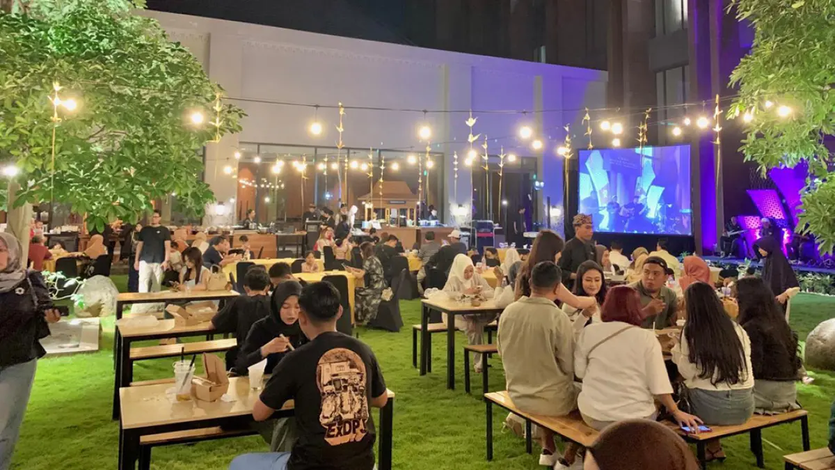 SEMAKIN DIMINATI: Suasana Kokoon Kuliner Nusantara menjadi program andalan bagi pengunjung Kokoon Hotel. (Istimewa)