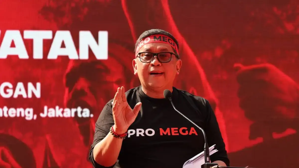 Sekretaris Jenderal (Sekjen) PDI Perjuangan, Hasto Kristiyanto, dalam acara peringatan 