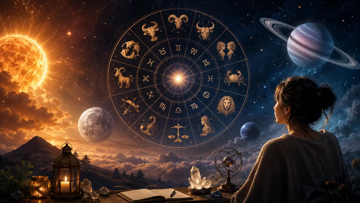Ilustrasi Ramalan Zodiak Hari Ini. (ChatGPT)