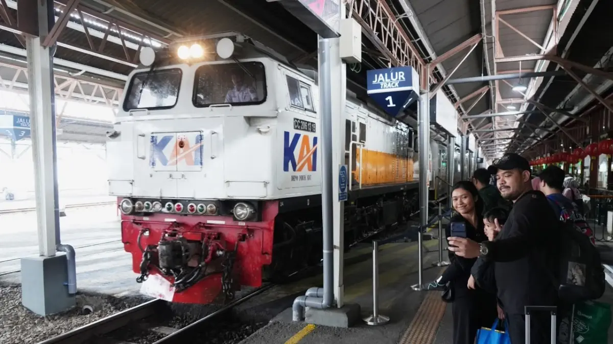 KAI Daop 4 Semarang mencatat kinerja operasional positif Semester I 2026. (KAI)