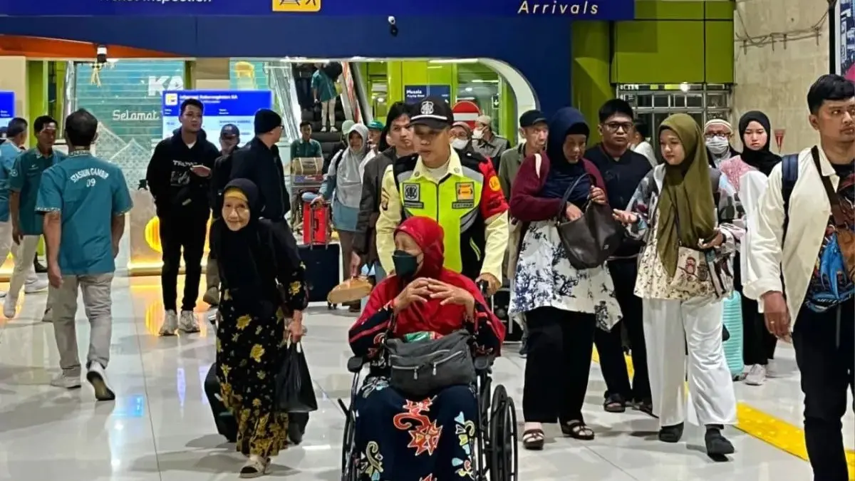 KAI mencatat 2.953 penyandang disabilitas memanfaatkan tarif reduksi kereta api sepanjang Januari-Juni 2026. (Antara)