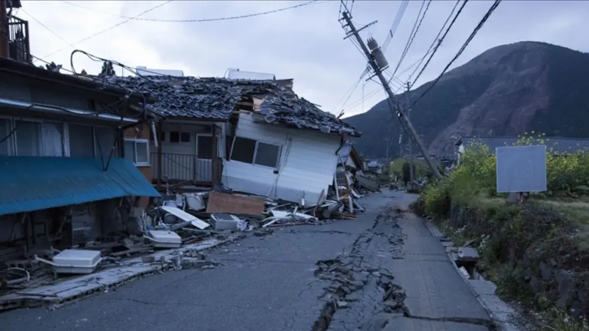 Ilustrasi gempa di Jepang/HO-Anadolu/www.aa.com.tr
