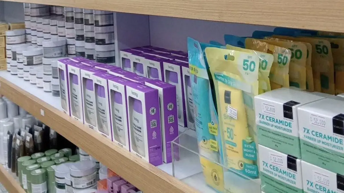 Rekomendasi toko kosmetik dan skincare terlengkap di Banyuwangi. (Balquisse untuk Radar Banyuwangi)