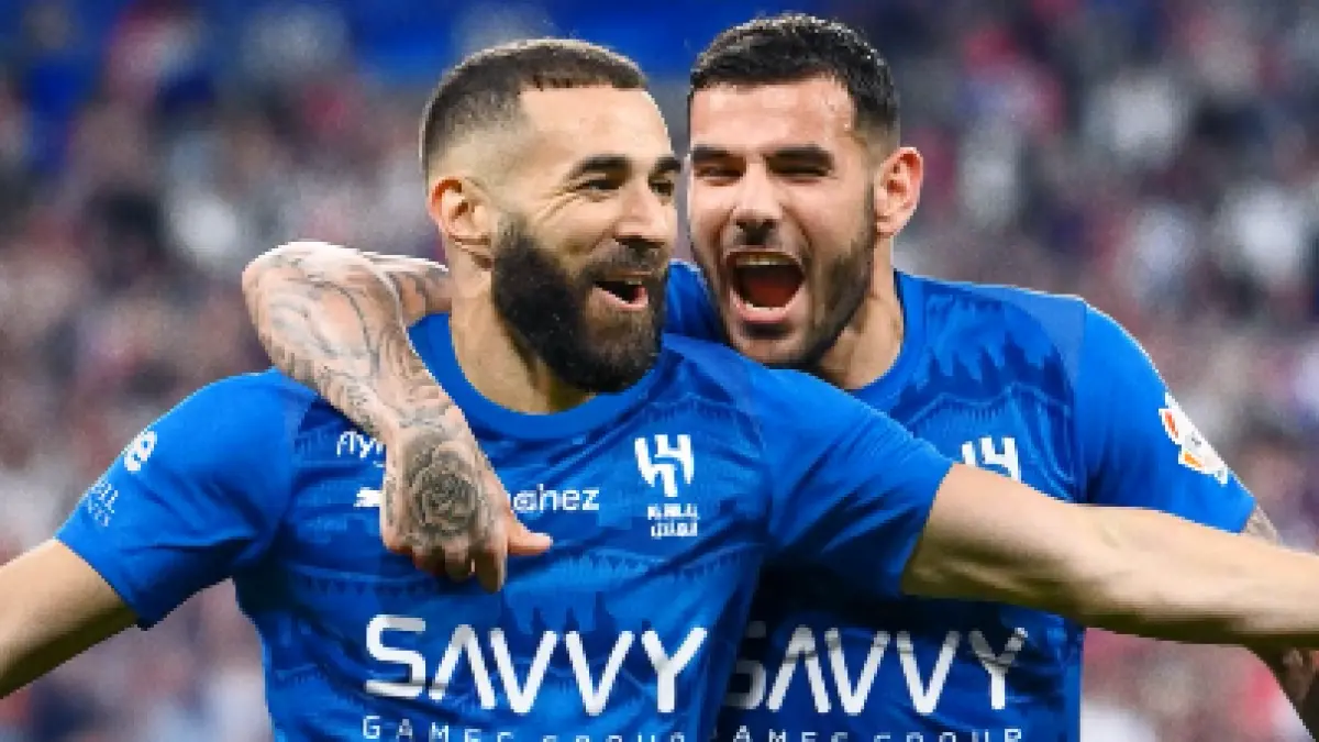 TOLA PUTUS: Karim Benzema menilak untuk keluar dari Al-Hilal (Al Hilal FC)