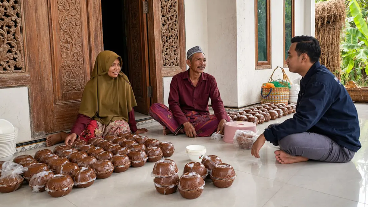 Kisah Rosidah membesarkan usaha Gula Merah di Sumenep jadi kisah inspiratif dari pelaku UMKM yang memanfaatkan KUR sebagai akses permodalan usaha dan terus berkembang melalui pemberdayaan BRI. (Foto: BRI)
