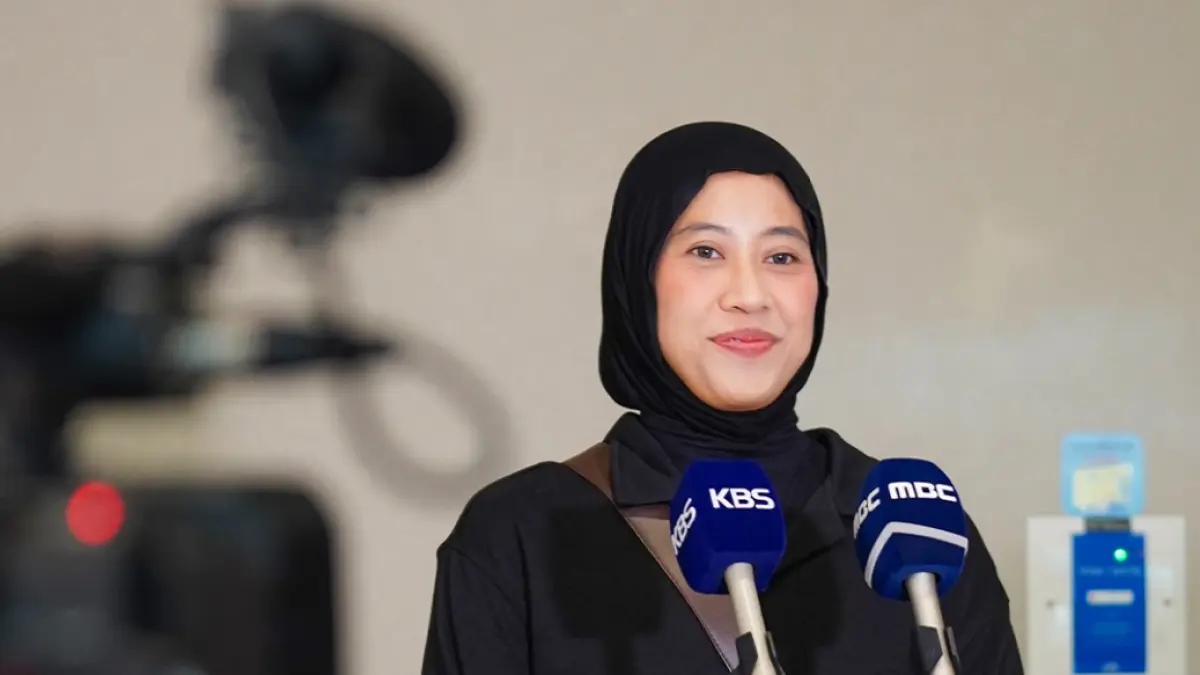 Megawati Hangestri mengaku nyaman di Hyundai Hillstate. (Instagram/@hdecvolleyballteam)