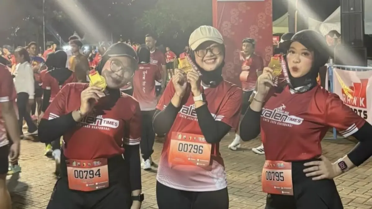 Event lari di Banyuwangi semakin diminati berbagai kalangan sebagai bagian dari tren gaya hidup sehat. (Anita untuk Radar Banyuwangi)