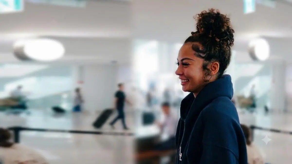 Jordan Wilson tiba di Bandara Internasional Incheon, Korea Selatan, Selasa (29/7/2026). (Instagram @hdecvolleyballteam)