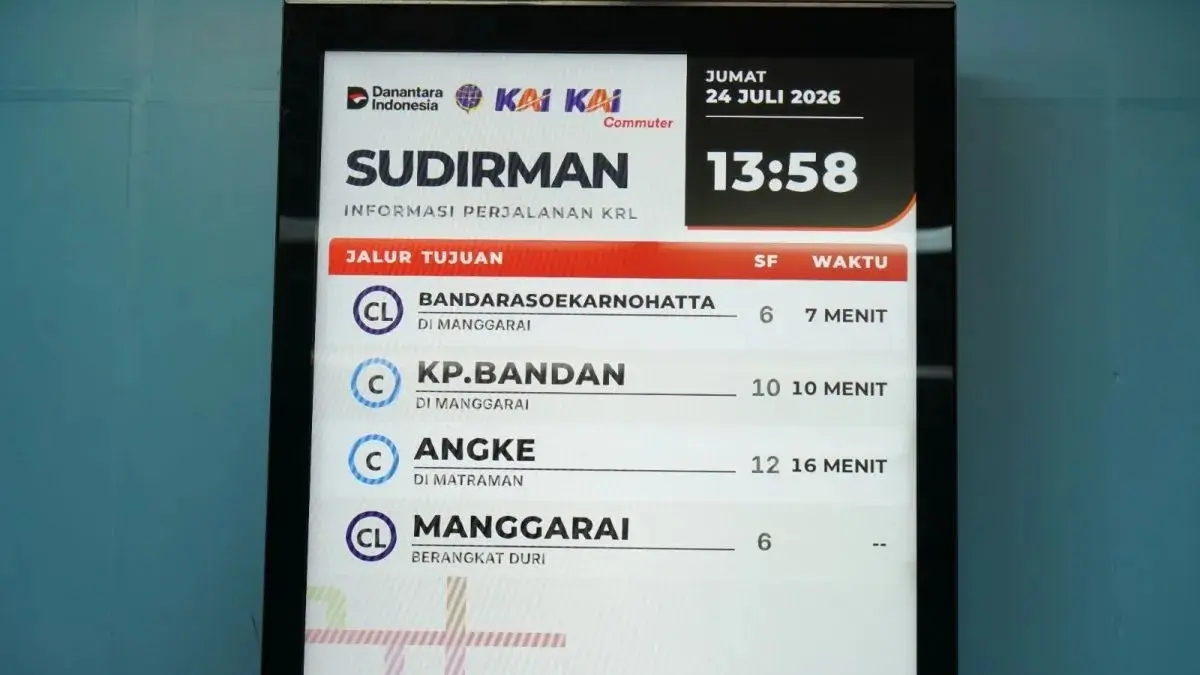 Jumlah pengguna LRT Jabodebek pada Semester I 2026 mencapai 16,02 juta atau naik 23 persen. (Antara)