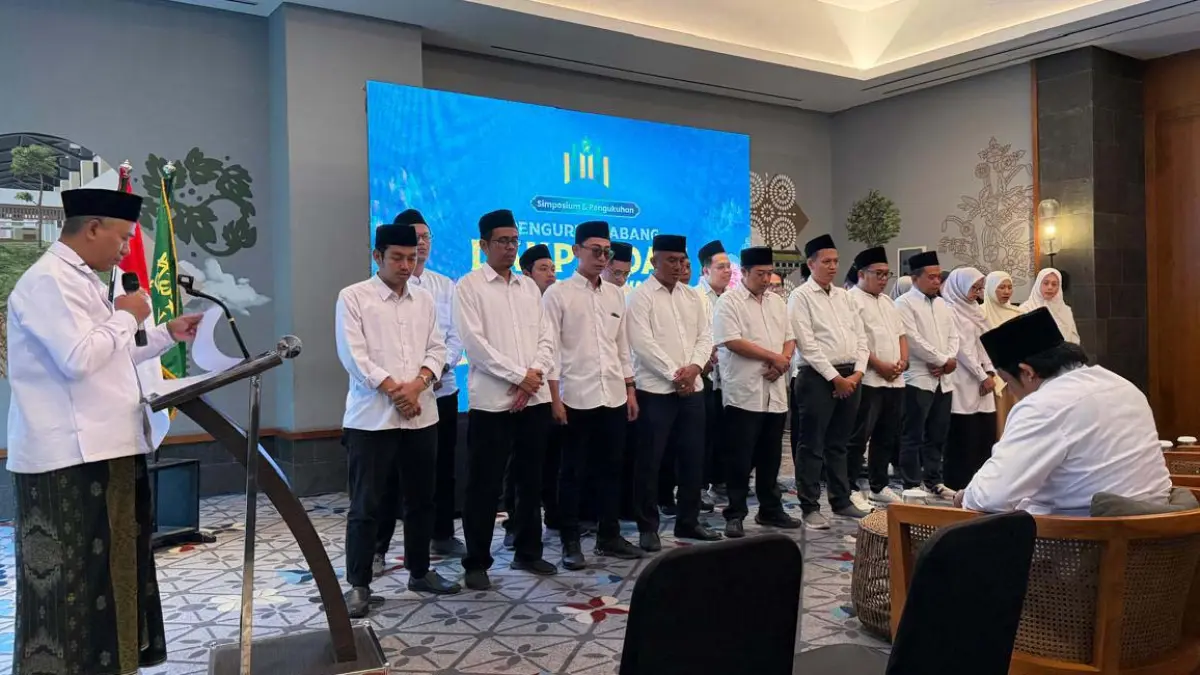 LAKPESDAM PCNU Banyuwangi mengukuhkan pengurus 2026–2031 dan memperkuat peran riset sebagai basis kebijakan serta pemberdayaan masyarakat. (Syaifuddin Mahmud/Radar Banyuwangi)