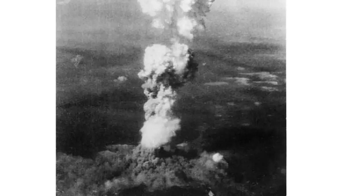 Ledakan bom atom Hiroshima. (Antara)
