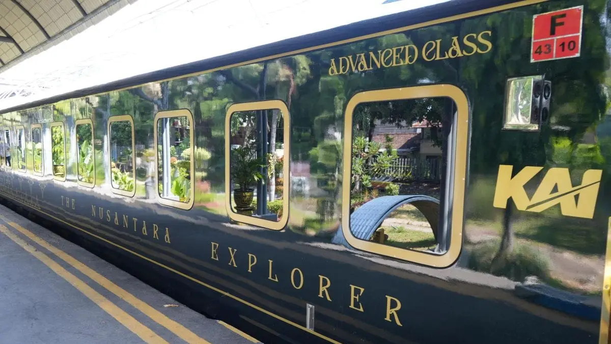 PT KAI memperkenalkan kereta wisata premium Nusantara Explorer. (Antara)