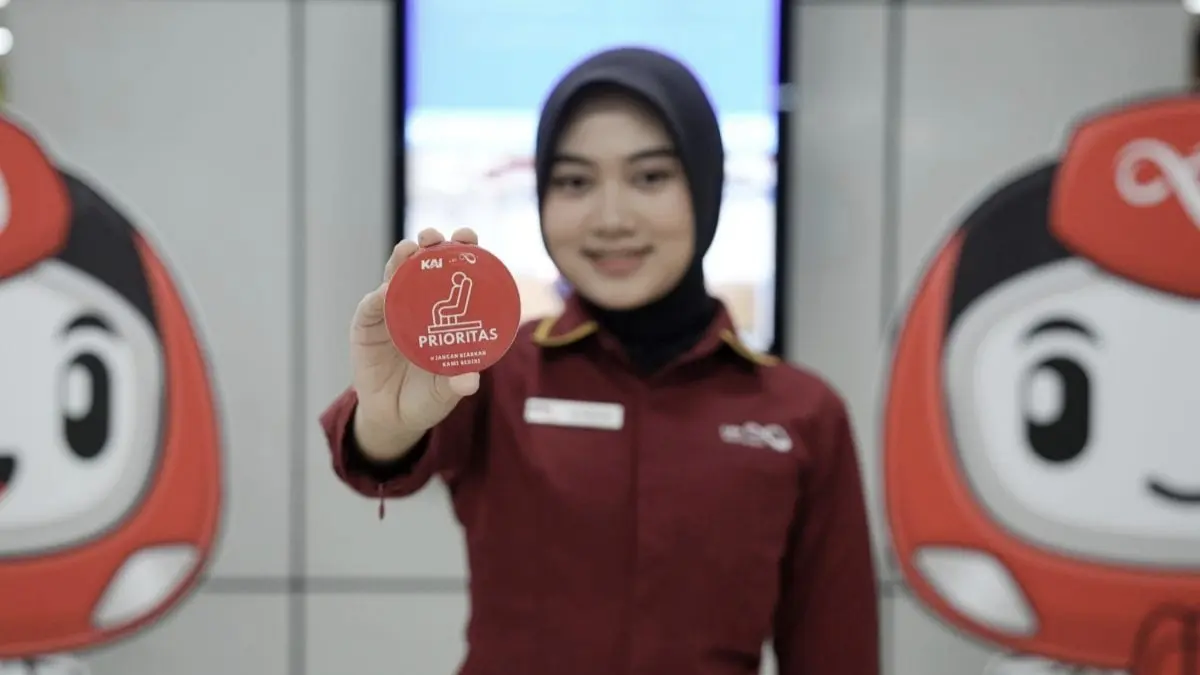 LRT Jabodebek menyediakan Pin Prioritas gratis. (Antara)