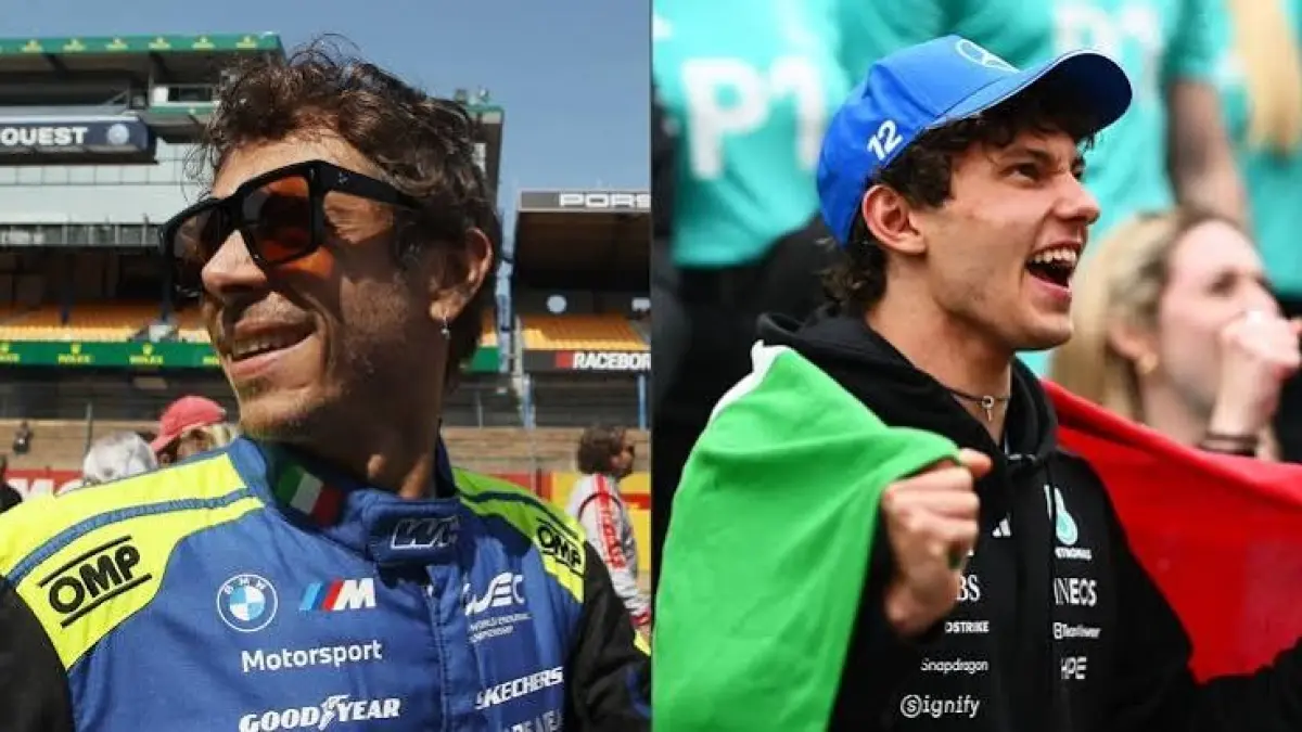 Valentino Rossi memuji penampilan gemilang Kimi Antonelli yang memimpin klasemen Formula 1. (F1)