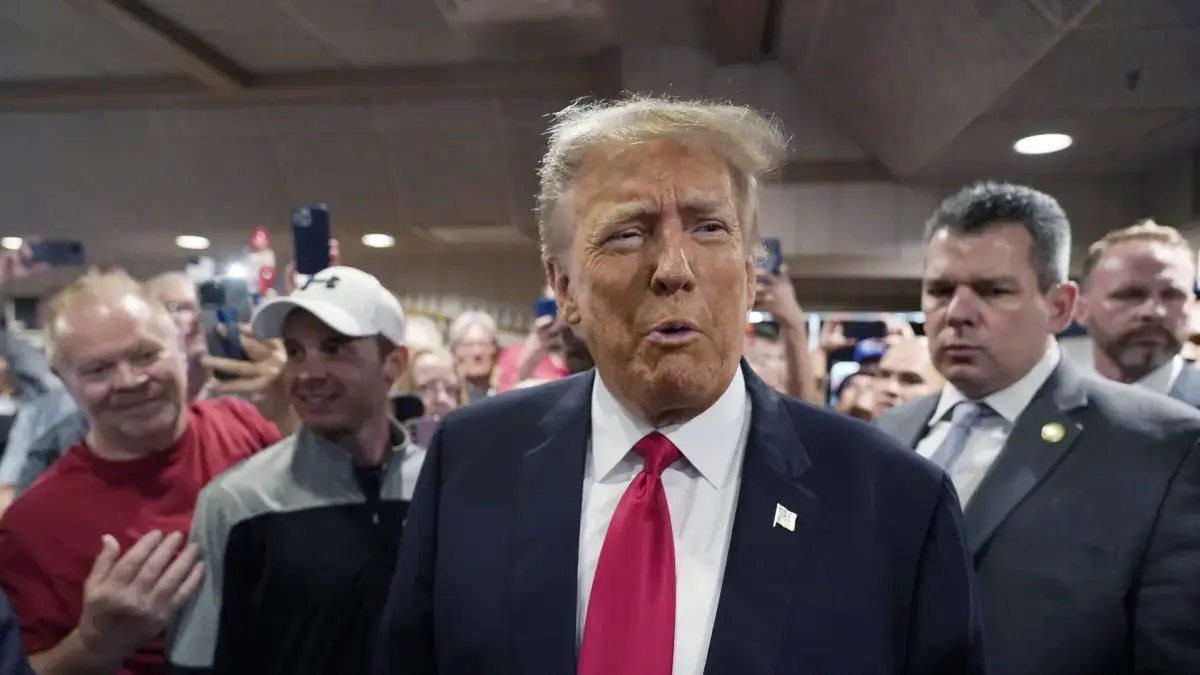 Ilustrasi Presiden AS Donald Trump. (Charlie Neibergall/AP Photo)