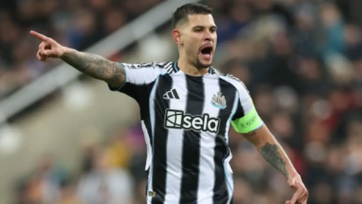 KE LONCON: Bruno Guimares pindah ke Arsenal (Newxastle United)