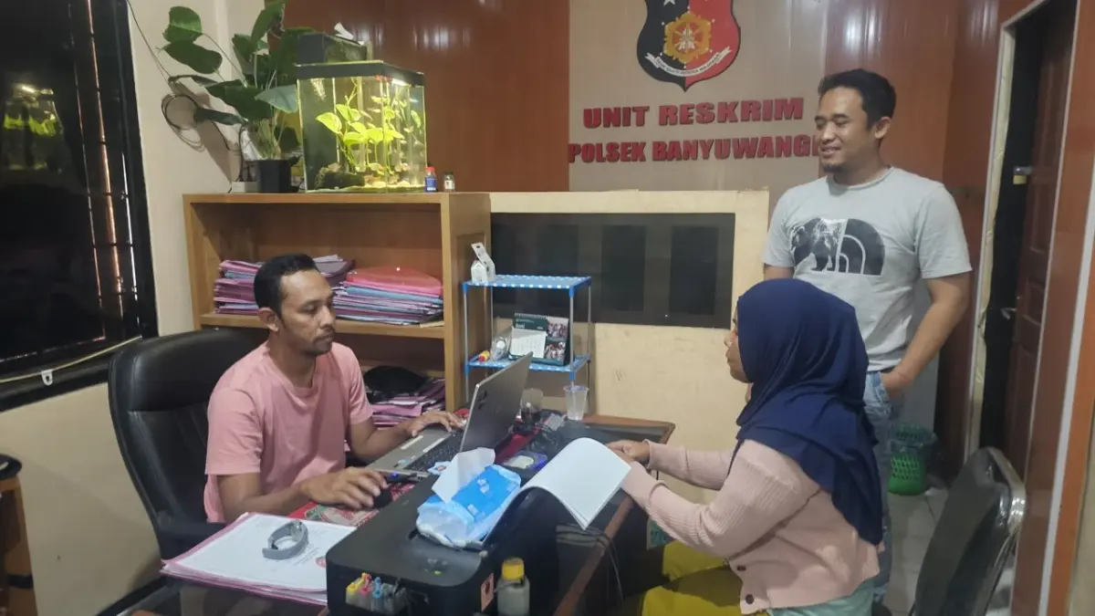 Residivis pencurian asal Banyuwangi kembali ditangkap setelah diduga membobol rumah warga di Jalan Ternate. (Restu untuk Radar Banyuwangi)