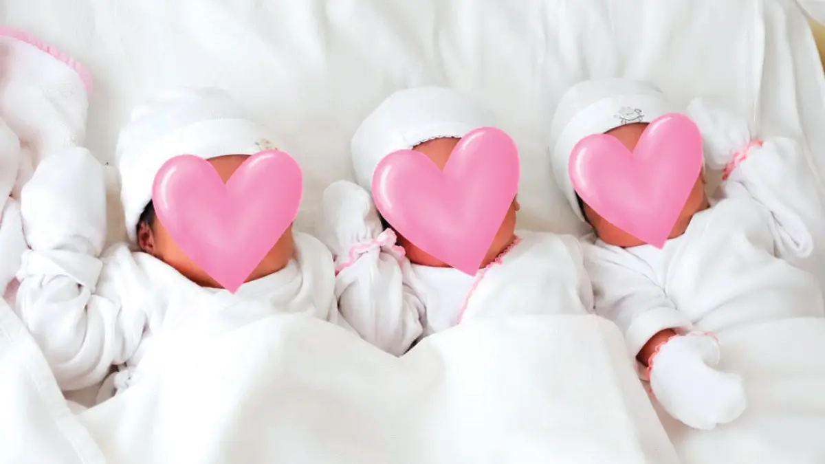 TRIPLET: Bayi kembari tiga lahir dengan selamat melalui tindakan operasi caesar di RSUD Blambangan. (Putri RSUD Blambangan)
