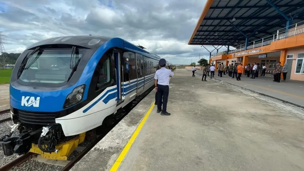 KA Makassar-Parepare melayani 206.651 penumpang sepanjang Januari-Juli 2026 atau naik 13,62 persen. (Antara)