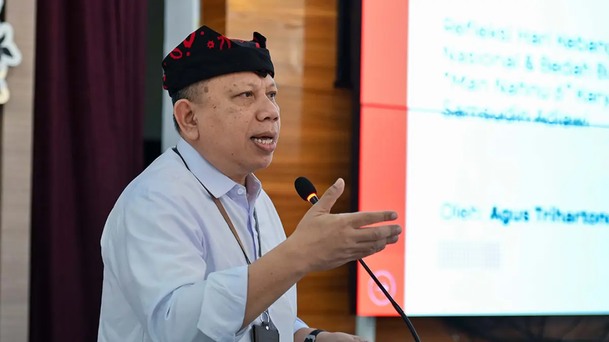 Rektor Universitas Islam Cordoba Banyuwangi, Prof. Agus Trihartono, SSos, MA, Ph.D. (Ramada Kusuma/Radar Banyuwangi)