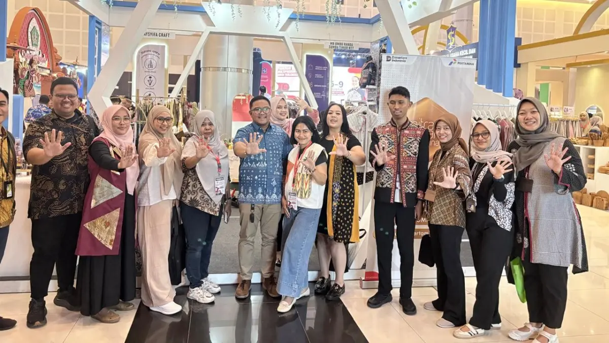 Lima UMKM mitra binaan Pertamina Patra Niaga Regional Jatimbalinus tampil di Surabaya Great Expo 2026. (Pertamina)
