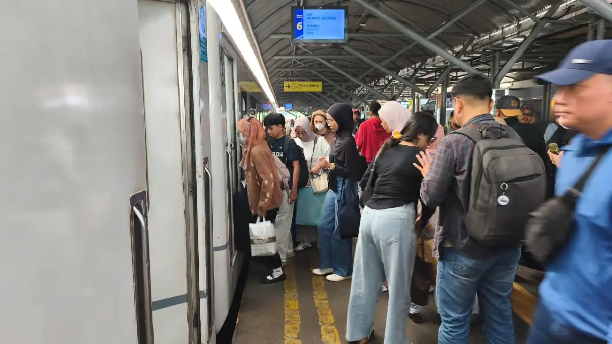 KAI Daop 8 Surabaya mencatat 1.207.103 pelanggan sepanjang Juli 2026. (KAI)