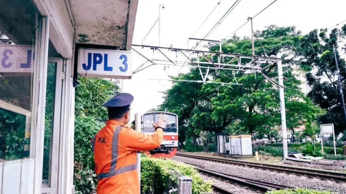 KAI mencatat 151 kecelakaan di perlintasan sebidang hingga Juli 2026. (Antara)