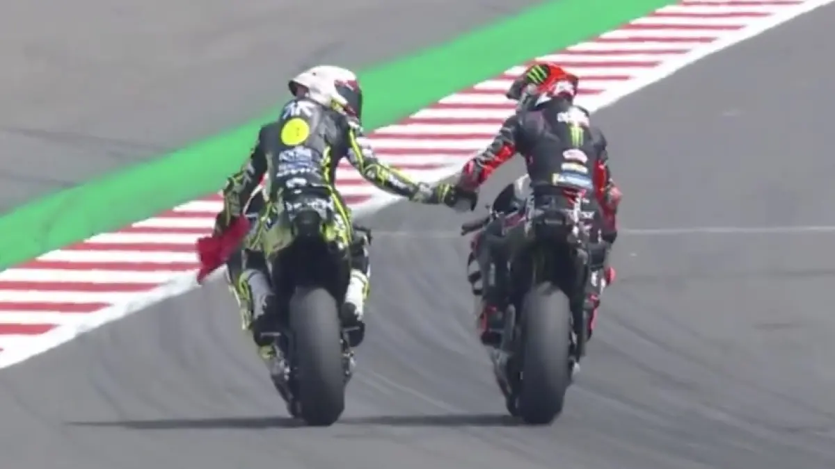 Raul Fernandez mencetak kemenangan perdana di MotoGP lewat British GP di Silverstone. (MotoGP)