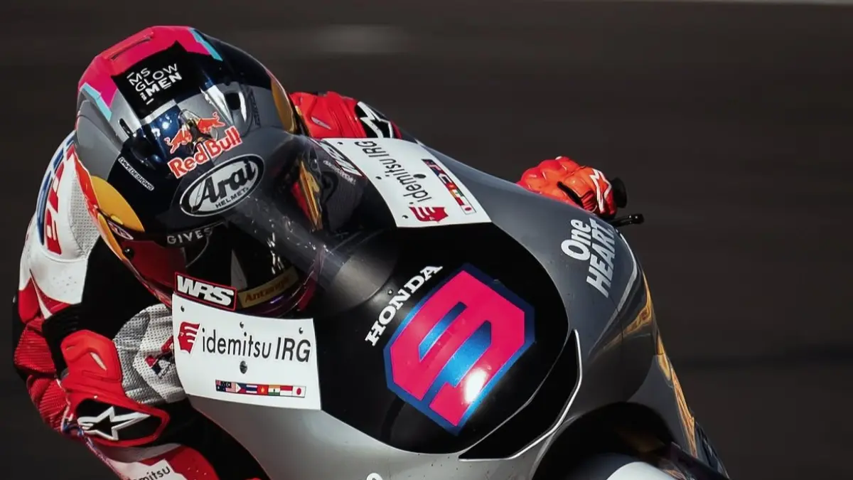 Veda Ega Pratama bangkit dari posisi start ke-16 untuk finis kesembilan di Moto3 Inggris 2026. (Instagram/veda_54)