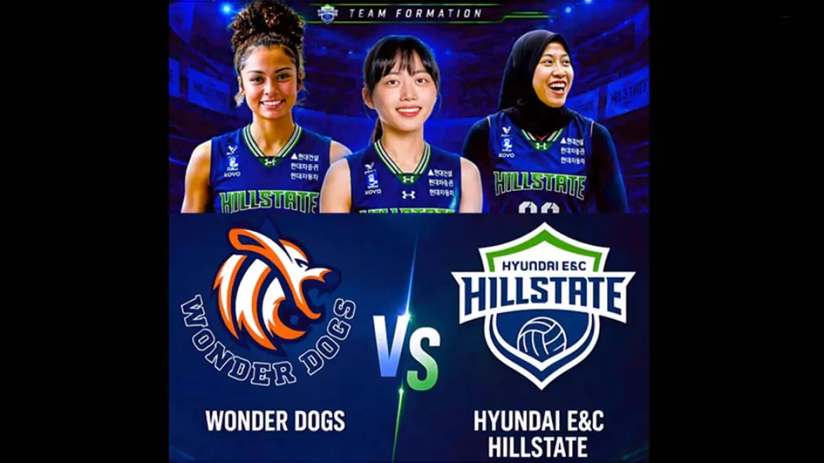 Megawati Hangestri dan Hyundai Hillstate menghadapi Wonder Dogs pada 20 Agustus 2026. Simak skuad, rekam jejak, dan peluang debut Megatron. (Facebook @Mario)