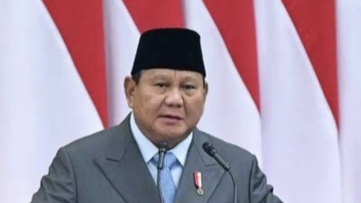 Presiden Prabowo Subianto menyampaikan Pidato Kenegaraan dalam Sidang Tahunan MPR RI dan Sidang Bersama DPR-DPD RI 2026. BEI menilai respons positif pasar terhadap pidato tersebut turut menopang penguatan IHSG. (Presiden RI)