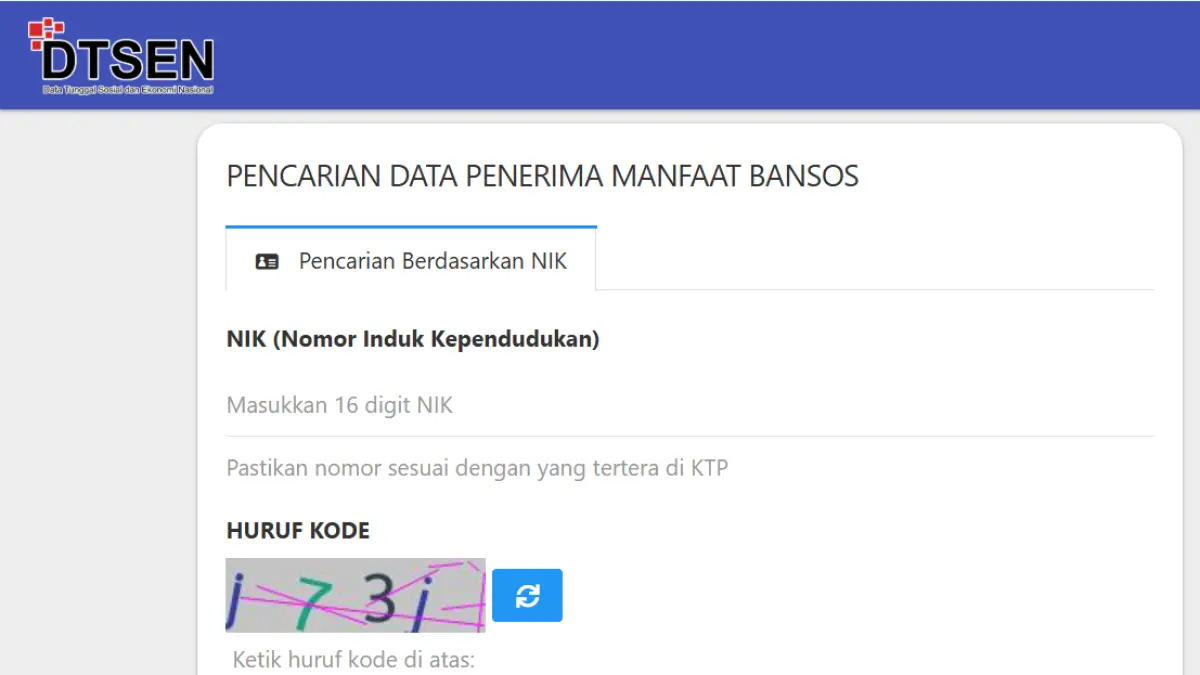 Cek Cek Desil 1-10 melalui cekbansos.kemensos.go.id