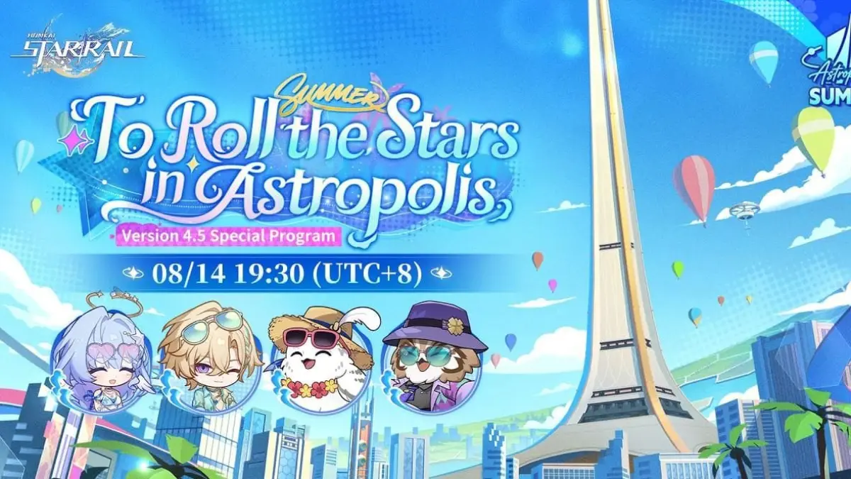 Robin Summeretto dan Aventurine Waveflair menjadi dua daya tarik utama Honkai: Star Rail versi 4.5 yang dijadwalkan rilis 26 Agustus 2026. (YouTube/Honkai: Star Rail)