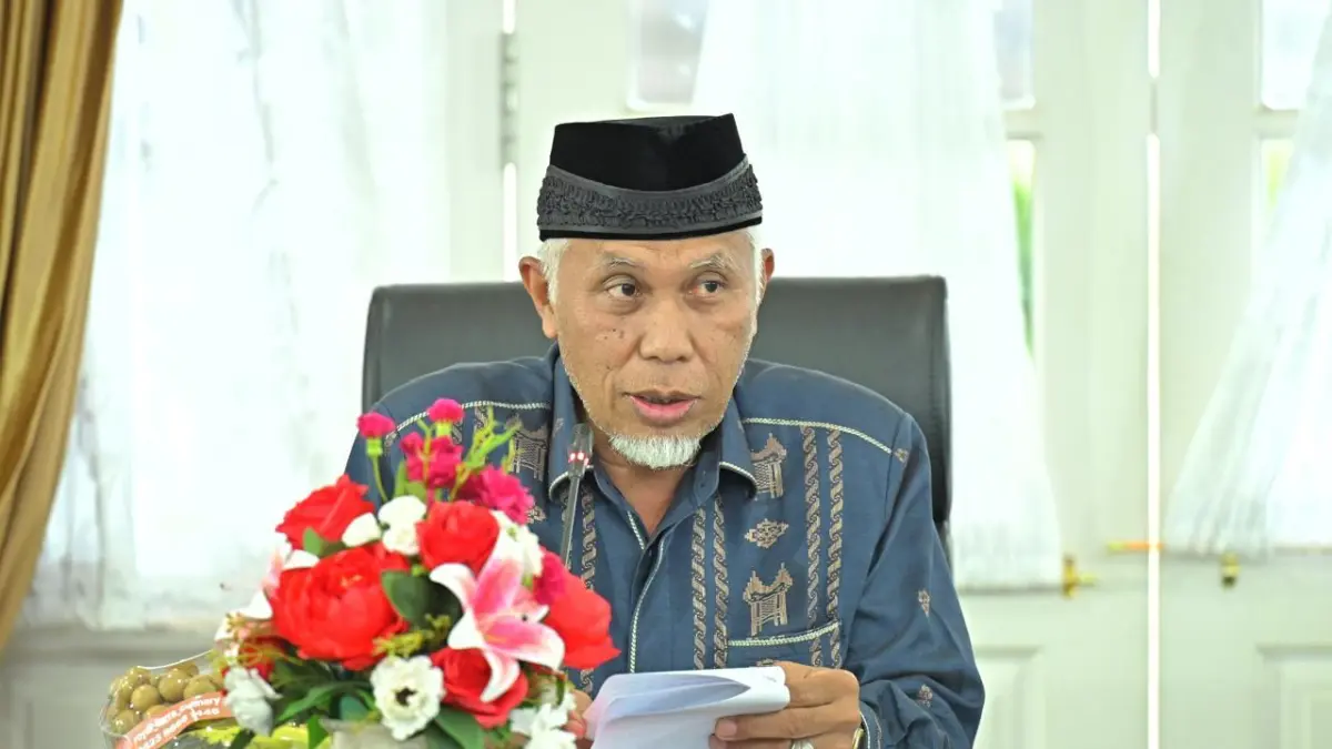 Gubernur Sumbar, Mahyeldi. (Padang Ekspres)