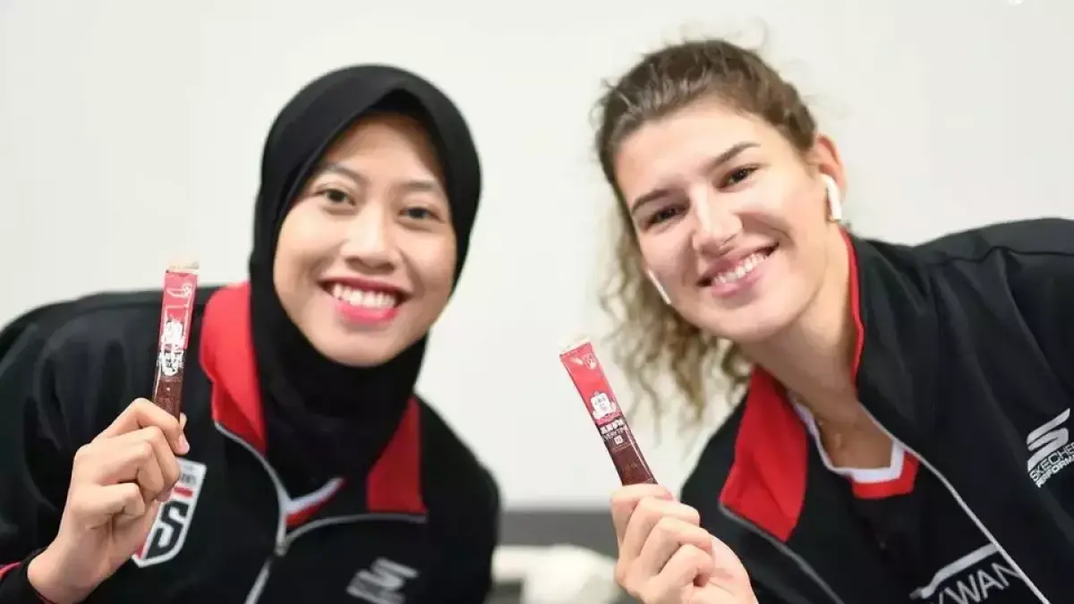 Megawati bersama Vanja Bukilic akan memperkuat Red Sparks dalam Liga Voli Korea Selatan musim 2024/2025. (Instagram Red Sparks)