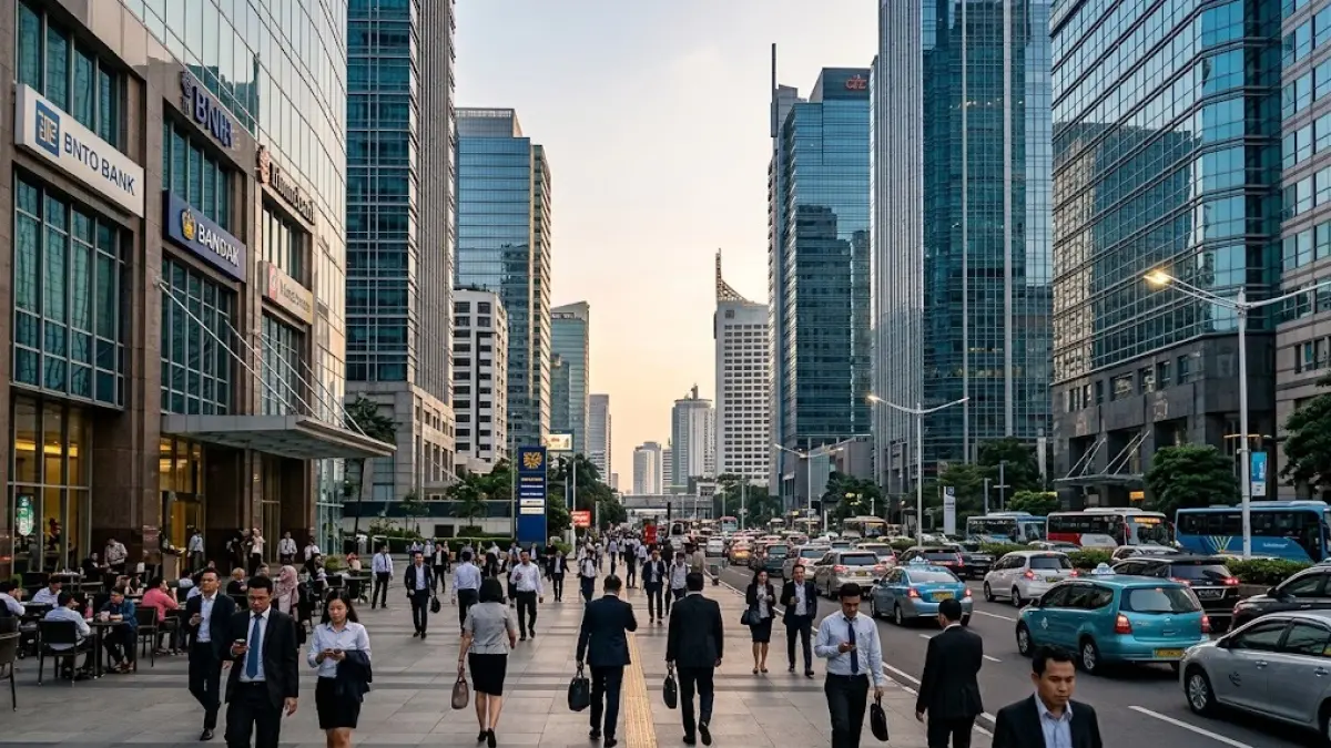 Bank Indonesia diproyeksikan mempertahankan BI-Rate sebesar 5,75 persen dalam RDG Agustus 2026. (Gemini AI)