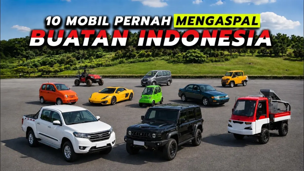 Indonesia pernah melahirkan sejumlah mobil lokal seperti Timor, Esemka, GEA, Fin Komodo, hingga Pindad Maung. Ini sejarah dan kisahnya. (Thumnail Youtube @
B Otomotif)