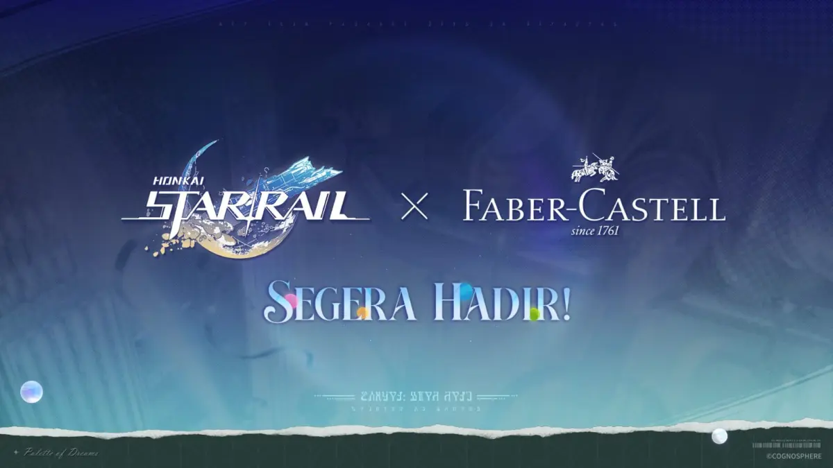 Kolaborasi bertajuk “Palette of Dreams” mempertemukan dunia gim Honkai: Star Rail dengan ekosistem seni dan alat tulis Faber-Castell khusus untuk pasar Indonesia. (Facebook/Honkai: Star Rail)