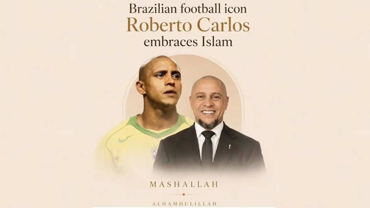 Roberto Carlos dikabarkan masuk Islam di Sao Paulo, Brasil, empat pekan lalu. Namun, legenda Real Madrid itu belum memberi konfirmasi resmi. (Instagram)