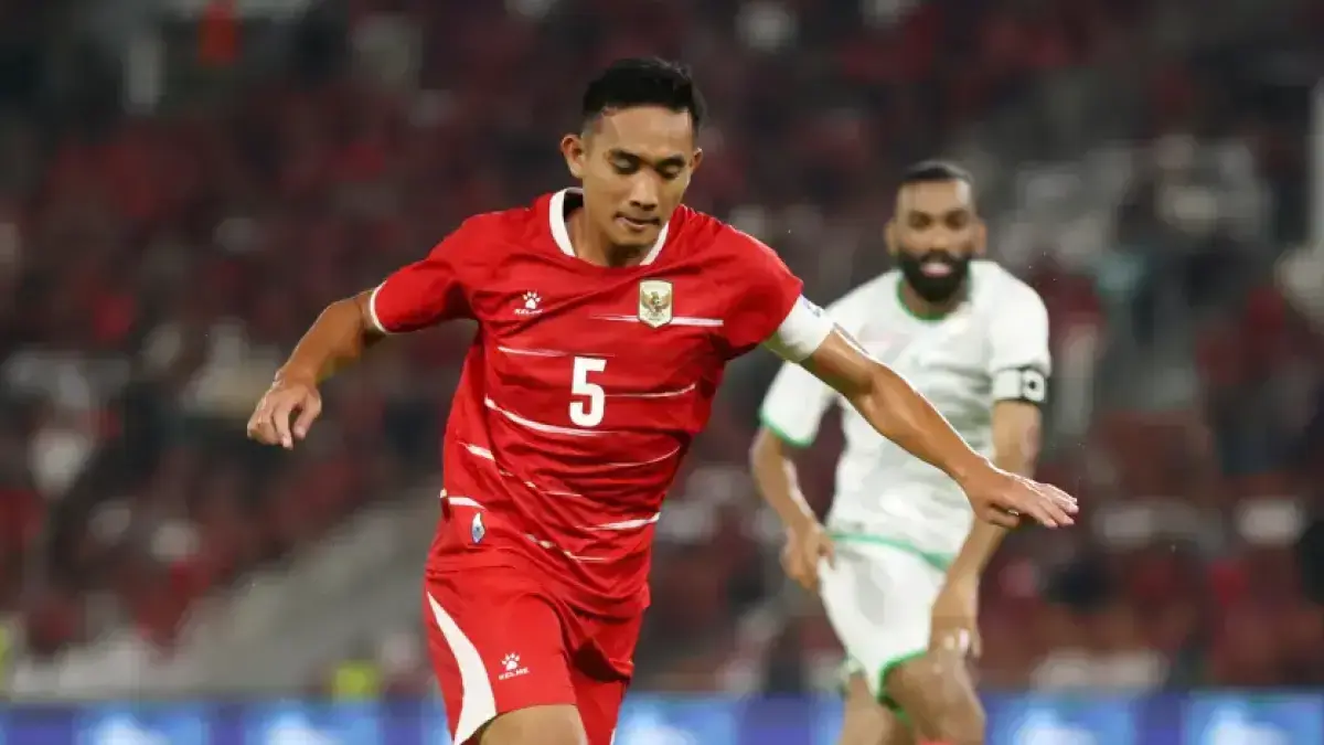 Wakil kapten timnas Rizky Ridho tidak dipanggil John Herdman untuk TC FIFA Asean Cup 2026. (JawaPos.com)