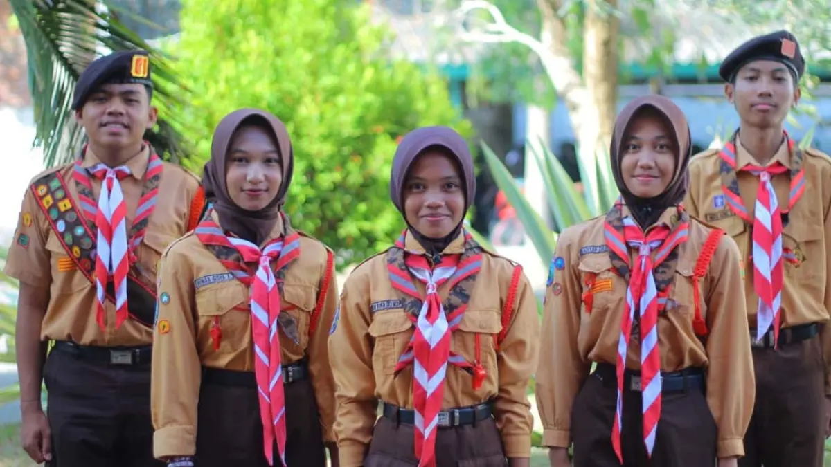 Regu SMPN 1 Giri siap berkompetisi pada event Digi MR 2026. (ISTIMEWA)