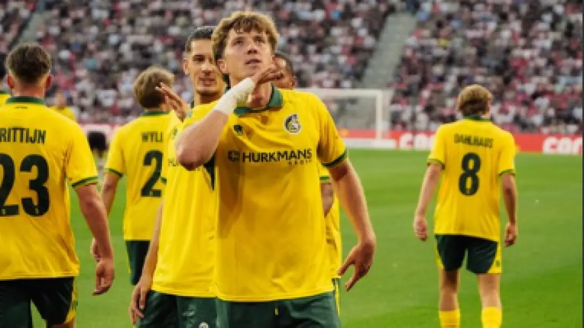GARUDA: Ole Romeny jadi andalan Fortuna Sittard saat hadapi Az Alkmaar di pekan ketiga Eredivisie (Fortuna Sittard)