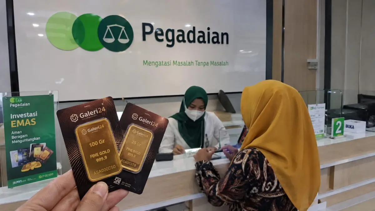 Harga emas Galeri24, Antam, dan UBS di Pegadaian mengalami kenaikan pada Selasa, 25 Agustus 2026. (ChatGPT)